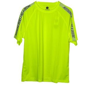 John Deere Men's Neon Green T-Shirt Size Large New